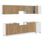vidaXL 11 Piece Kitchen Cabinet Set Lyon Artisan Oak Engineered Wood