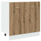 vidaXL 11 Piece Kitchen Cabinet Set Lyon Artisan Oak Engineered Wood