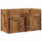 vidaXL 2 Piece Bathroom Furniture Set Old Wood Engineered Wood