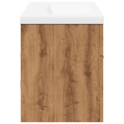 vidaXL 2 Piece Bathroom Furniture Set Artisan Oak Engineered Wood