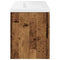 vidaXL Bathroom Sink Cabinet with Built-in Basin Old Wood