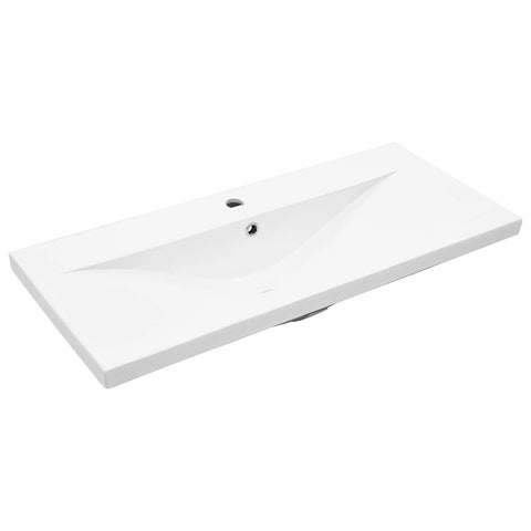 vidaXL Bathroom Sink Cabinet with Built-in Basin Artisan Oak