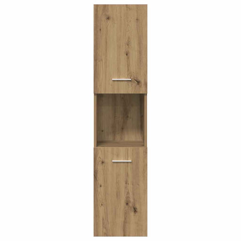 vidaXL 4 Piece Bathroom Furniture Set Artisan Oak Engineered Wood