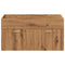 vidaXL 4 Piece Bathroom Furniture Set Artisan Oak Engineered Wood
