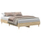 vidaXL Bed Frame No Mattress Sonoma Oak 120x200 cm Engineered Wood