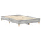 vidaXL Bed Frame No Mattress Grey Sonoma 120x200 cm Engineered Wood