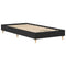 vidaXL Bed Frame No Mattress Black 100x200 cm Engineered Wood
