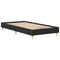 vidaXL Bed Frame No Mattress Black 100x200 cm Engineered Wood