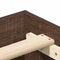 vidaXL Bed Frame No Mattress Brown Oak 90x200 cm Engineered Wood