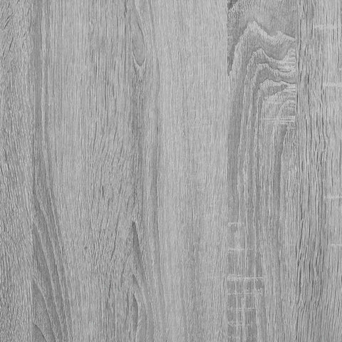 vidaXL Bed Frame No Mattress Grey Sonoma 75x190 cm Small Single Engineered Wood