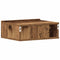 vidaXL Floating Nightstand Old Wood 40x32x15 cm Engineered Wood