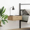 vidaXL Floating Nightstand Artisan Oak 40x32x15 cm Engineered Wood