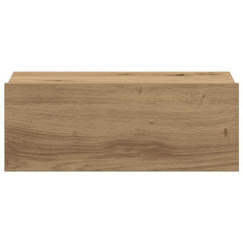 vidaXL Floating Nightstands 2 pcs Artisan Oak 40x32x15 cm Engineered Wood