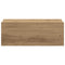 vidaXL Floating Nightstands 2 pcs Artisan Oak 40x32x15 cm Engineered Wood