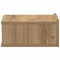vidaXL Floating Nightstands 2 pcs Artisan Oak 40x32x15 cm Engineered Wood