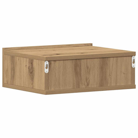 vidaXL Floating Nightstands 2 pcs Artisan Oak 40x32x15 cm Engineered Wood