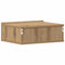 vidaXL Floating Nightstands 2 pcs Artisan Oak 40x32x15 cm Engineered Wood