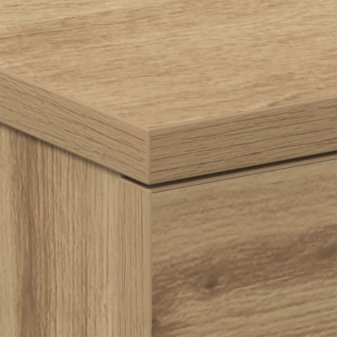 vidaXL Bedside Cabinet Artisan Oak 38x35x55 cm Engineered Wood
