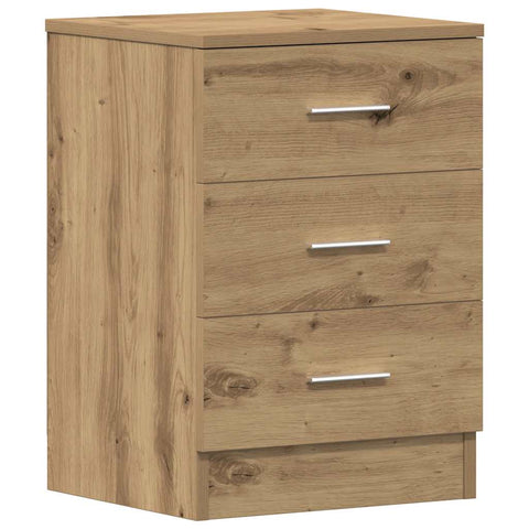vidaXL Bedside Cabinets 2 pcs Artisan Oak 38x35x55 cm Engineered Wood