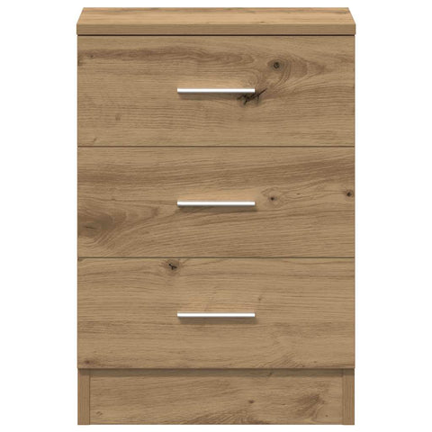vidaXL Bedside Cabinets 2 pcs Artisan Oak 38x35x55 cm Engineered Wood