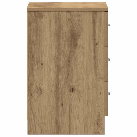 vidaXL Bedside Cabinets 2 pcs Artisan Oak 38x35x55 cm Engineered Wood