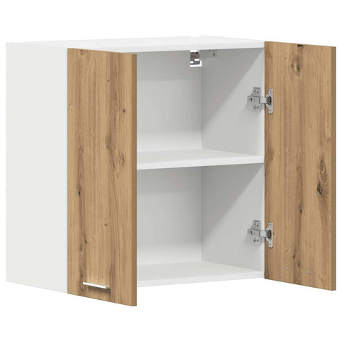 vidaXL Kitchen Wall Cabinet Lyon Artisan Oak 60x31x60 cm Engineered Wood