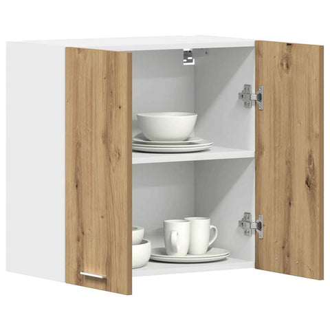 vidaXL Kitchen Wall Cabinet Lyon Artisan Oak 60x31x60 cm Engineered Wood
