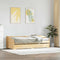 vidaXL Daybed with Trundle without Mattress IRUN 90x200 cm