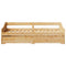 vidaXL Daybed with Trundle without Mattress IRUN 90x200 cm