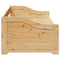 vidaXL Daybed with Trundle without Mattress IRUN 90x200 cm