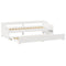 vidaXL Daybed with Trundle without Mattress IRUN White 90x200 cm