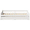 vidaXL Daybed with Trundle without Mattress IRUN White 90x200 cm