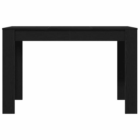 vidaXL Dining Table Black Oak 120x60x76 cm Engineered Wood