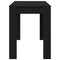 vidaXL Dining Table Black Oak 120x60x76 cm Engineered Wood
