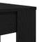 vidaXL Dining Table Black Oak 120x60x76 cm Engineered Wood