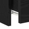 vidaXL Bedside Cabinet Black oak 30 x 30 x 40 cm Engineered wood