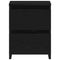 vidaXL Bedside Cabinet Black oak 30 x 30 x 40 cm Engineered wood