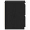 vidaXL Bedside Cabinet Black oak 30 x 30 x 40 cm Engineered wood