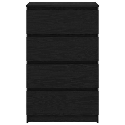 vidaXL Sideboard Black Oak 60x35x98.5 cm Engineered Wood