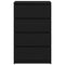 vidaXL Sideboard Black Oak 60x35x98.5 cm Engineered Wood