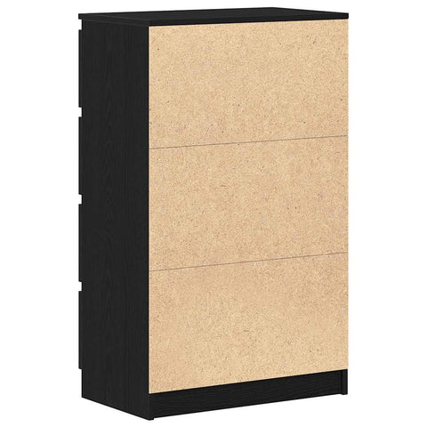 vidaXL Sideboard Black Oak 60x35x98.5 cm Engineered Wood