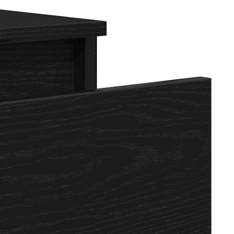 vidaXL Sideboard Black Oak 60x35x98.5 cm Engineered Wood