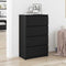 vidaXL Sideboard Black Oak 60x35x98.5 cm Engineered Wood