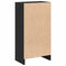 vidaXL Bookcase Black Oak 40x24x76 cm Engineered Wood
