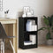 vidaXL Bookcase Black Oak 40x24x76 cm Engineered Wood