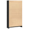 vidaXL 4-Tier Bookcase Black Oak 80x24x143 cm Engineered Wood