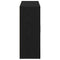 vidaXL Sideboard Black Oak 91x29.5x75 cm Engineered Wood