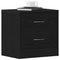 vidaXL Bedside Cabinet Black Oak 40x30x40 cm Engineered Wood