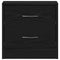 vidaXL Bedside Cabinets 2 pcs Black Oak 40x30x40 cm Engineered Wood