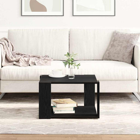 vidaXL Coffee Table Black Oak 85 x 55 x 31 cm